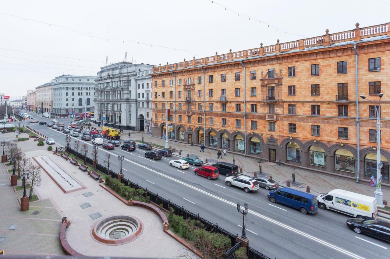 Lux Apartments Lenina Mińsk Zewnętrze zdjęcie